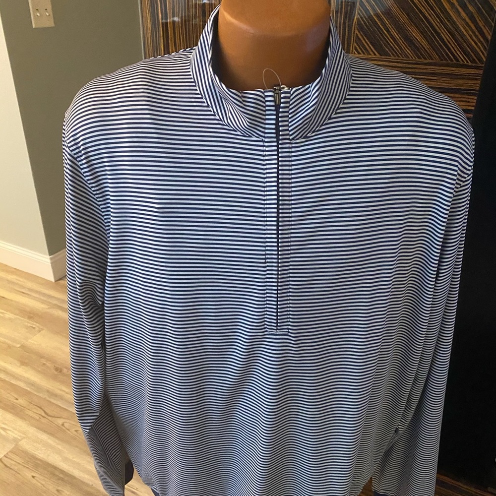 J McLaughlin Men’s 1/4 ZIP Shirt-no tags, worn once